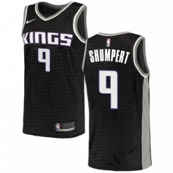 Womens Nike Sacramento Kings 9 Iman Shumpert Authentic Black NBA Jersey Statement Edition 