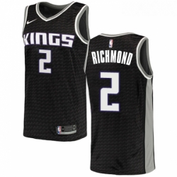 Youth Nike Sacramento Kings 2 Mitch Richmond Authentic Black NBA Jersey Statement Edition