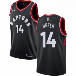 Youth Nike Toronto Raptors 14 Danny Green Swingman Black NBA Jersey Statement Edition 