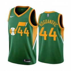 Men Utah Jazz 44 Bojan Bogdanovic Green NBA Swingman 2020 21 Earned Edition Jersey