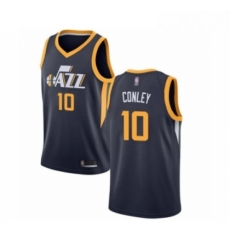 Womens Utah Jazz 10 Mike Conley Swingman Navy Blue Basketball Jersey Icon Edition 