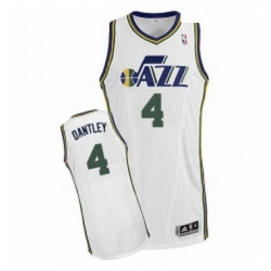 Youth Adidas Utah Jazz 4 Adrian Dantley Authentic White Home NBA Jersey