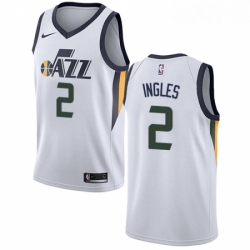 Youth Nike Utah Jazz 2 Joe Ingles White NBA Swingman Association Edition Jersey 