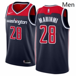 Mens Nike Washington Wizards 28 Ian Mahinmi Swingman Navy Blue NBA Jersey Statement Edition 