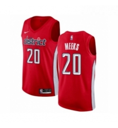 Womens Nike Washington Wizards 20 Jodie Meeks Red Swingman Jersey Earned Edition 