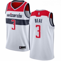 Youth Nike Washington Wizards 3 Bradley Beal Swingman White Home NBA Jersey Association Edition 