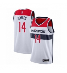 Youth Washington Wizards Ish Smith Swingman White Basketball Jersey Association Edition