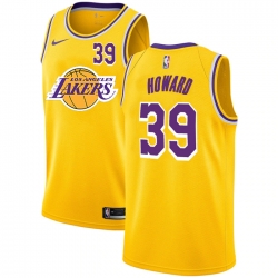 Lakers 39 Dwight Howard Yellow 2020 2021 New City Edition Nike Swingman Jerseys