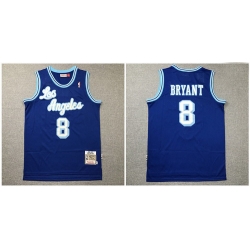 Lakers 8 Kobe Bryant Blue 1996 97 Hardwood Classics Jersey