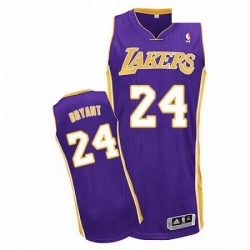 Mens Adidas Los Angeles Lakers 24 Kobe Bryant Authentic Purple Road NBA Jersey