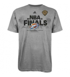 nba oklahoma city thunder T-ahirt gray