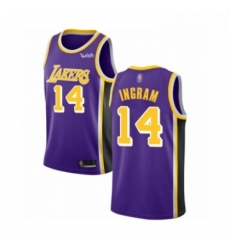 Womens Los Angeles Lakers 14 Brandon Ingram Authentic Purple Basketball Jerseys Icon Edition