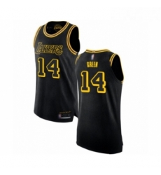 Womens Los Angeles Lakers 14 Danny Green Swingman Black Basketball Jersey City Edition 