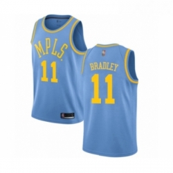 Youth Los Angeles Lakers 11 Avery Bradley Authentic Blue Hardwood Classics Basketball Jersey 