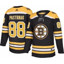 Men Adidas Boston Bruins 88 David Pastrnak Premier Black Home NHL Jersey