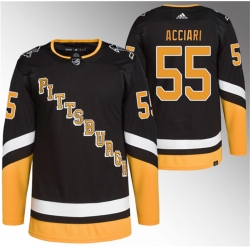Men Pittsburgh Penguins 55 Noel Acciari Black 2021 22 Alternate Primegreen Stitched Jersey
