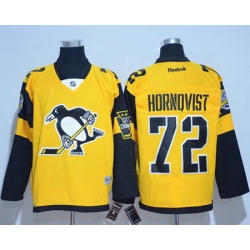 Penguins #72 Patric Hornqvist Gold 2017 Stadium Series Stitched NHL Jersey