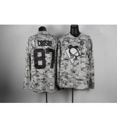 Penguins #87 Sidney Crosby Camo Stitched NHL Jersey