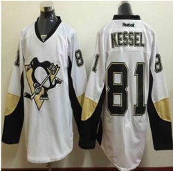 Pittsburgh Penguins #81 Phil Kessel White Away Stitched NHL Jersey