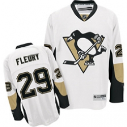 RBK hockey jerseys,Pittsburgh Penguins 29# M. Fleury white