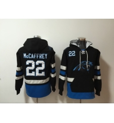 Men Nike Carolina Panthers Christian McCaffrey 22 NFL Winter Thick Hoodie