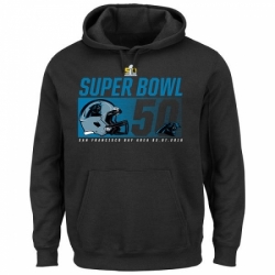 NFL Carolina Panthers Majestic Super Bowl 50 Bound On Our Way Pullover Hoodie Black