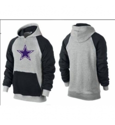 NFL Mens Nike Dallas Cowboys Logo Pullover Hoodie GreyNavy