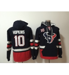 Men Nike Houston Texans DeAndre Hopkins 10 NFL Winter Thick Hoodie