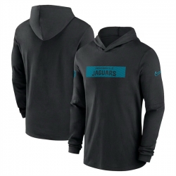 Men Jacksonville Jaguars Black Sideline Performance Hoodie