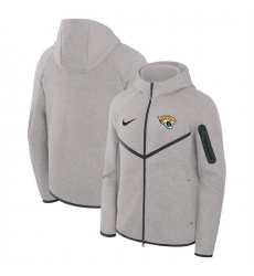 Men Jacksonville Jaguars Gray Tech Fleece Full Zip Windrunner Hoodie Men Jacksonville Jaguars Gray Tech Fleece Full Zip Windrunner Hoodie