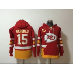 Men Nike Kansas City Chiefs  Patrick Mahomes 15 NFL Winter Thick Hoodie