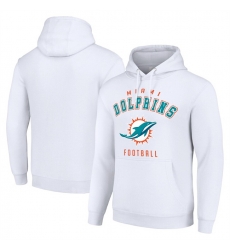 Men Miami Dolphins White Pullover Hoodie Men Miami Dolphins White Pullover Hoodie