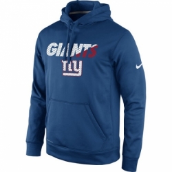 NFL New York Giants Nike Kick Off Staff Performance Pullover Hoodie Royal