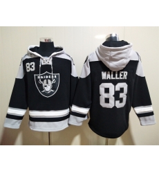 Los Angeles Raiders Sitched Pullover Hoodie #83 Darren Waller