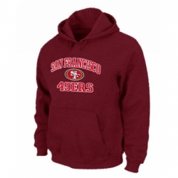 NFL Mens Nike San Francisco 49ers Heart Soul Pullover Hoodie Red