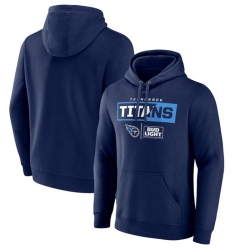 Men Tennessee Titans Navy X Bud Light Pullover Hoodie