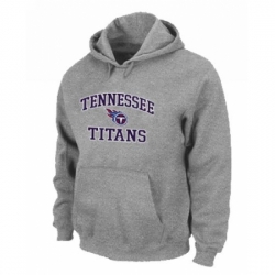 NFL Mens Nike Tennessee Titans Heart Soul Pullover Hoodie Grey