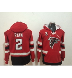 Men Nike Atlanta Falcons Matt Ryan 2 NFL Winter Thick Hoodie