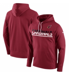 NFL Men Arizona Cardinals Nike Cardinal Sideline Circuit Pullover Performance Hoodie