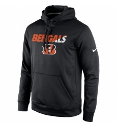 NFL Cincinnati Bengals Nike Kick Off Staff Performance Pullover Hoodie Black