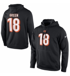 NFL Nike AJ Green Cincinnati Bengals Player Pullover Performance Hoodie Black