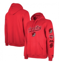 Men Portland Trail Blazers Red 2023 24 City Edition Pullover Hoodie