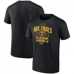 Men Denver Nuggets Black 2023 Finals Champions T Shirt