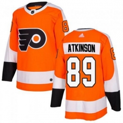 Men Philadelphia Flyers 89 Cam Atkinson Orange Stitched jersey
