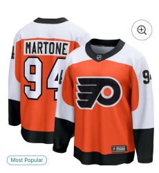 Men Philadelphia Flyers   94 Martone Orange 2024 25 Home stitched Hockey Jersey