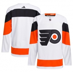 Men's Philadelphia Flyers Blank White 2024 Stadium Series Stitched Jersey