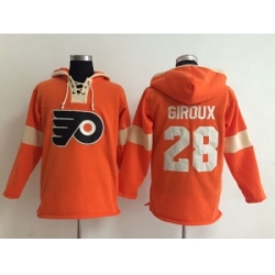 NHL philadelphia flyers #28 giroux orange jerseys[pullover hooded sweatshirt]