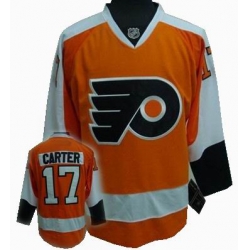 Philadelphia Flyers 17# Jeff Carter orange