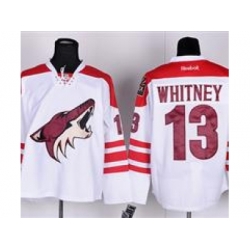 NHL Jerseys Phoenix Coyotes #13 WHITNEY white Jersey