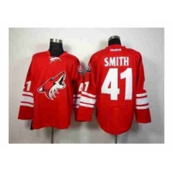 NHL Jerseys Phoenix Coyotes #41 Smith red